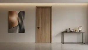 Lắp đặt cửa gỗ Austdoor Khánh Hòa cho cửa có ô kính