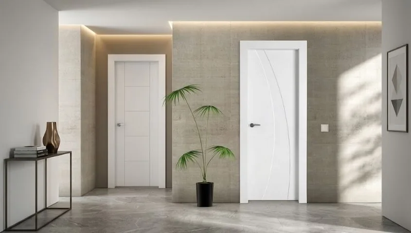 Cửa gỗ Austdoor Khánh Hòa - ô kính và hướng mở được kiểm trước bàn giao