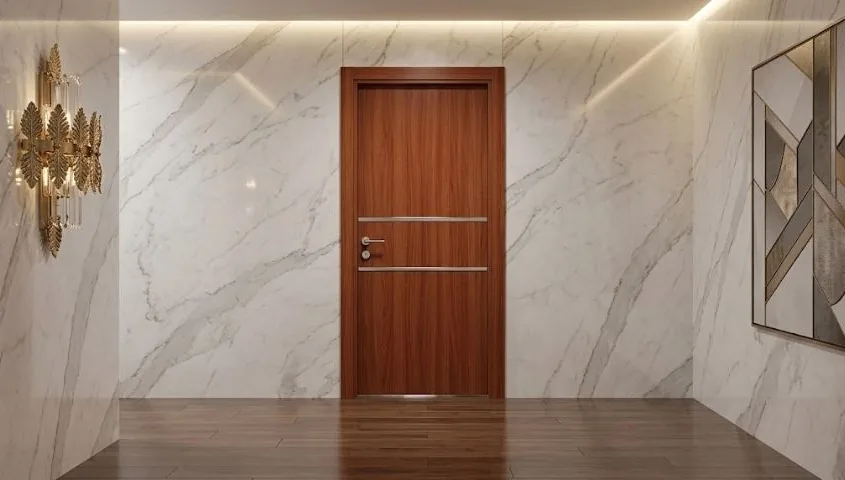 Khuôn nẹp cửa gỗ tại Quảng Ngãi - xử lý mép tường quanh ô cửa