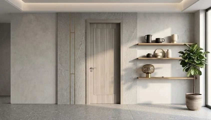 Cửa gỗ Austdoor Tây Ninh - kiểm khe cánh sau khi lắp