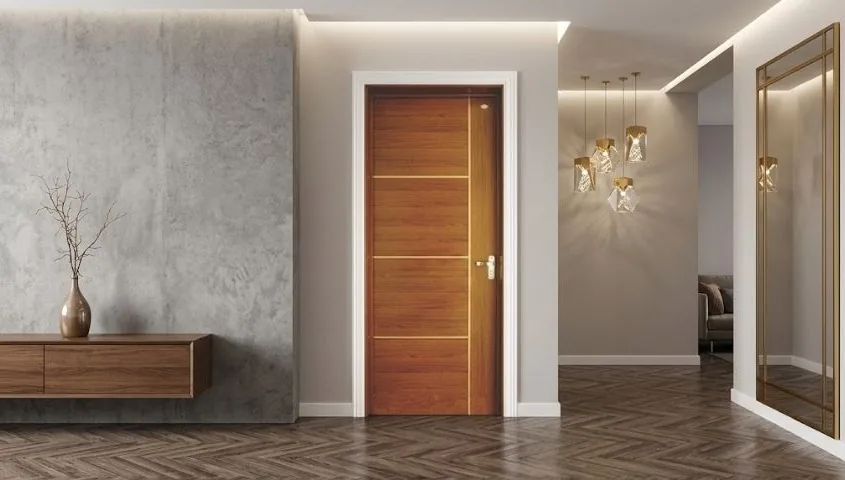 Lắp cửa gỗ Austdoor - bàn giao từng bộ theo vị trí