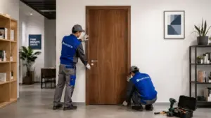 Lắp đặt cửa gỗ công nghiệp Austdoor